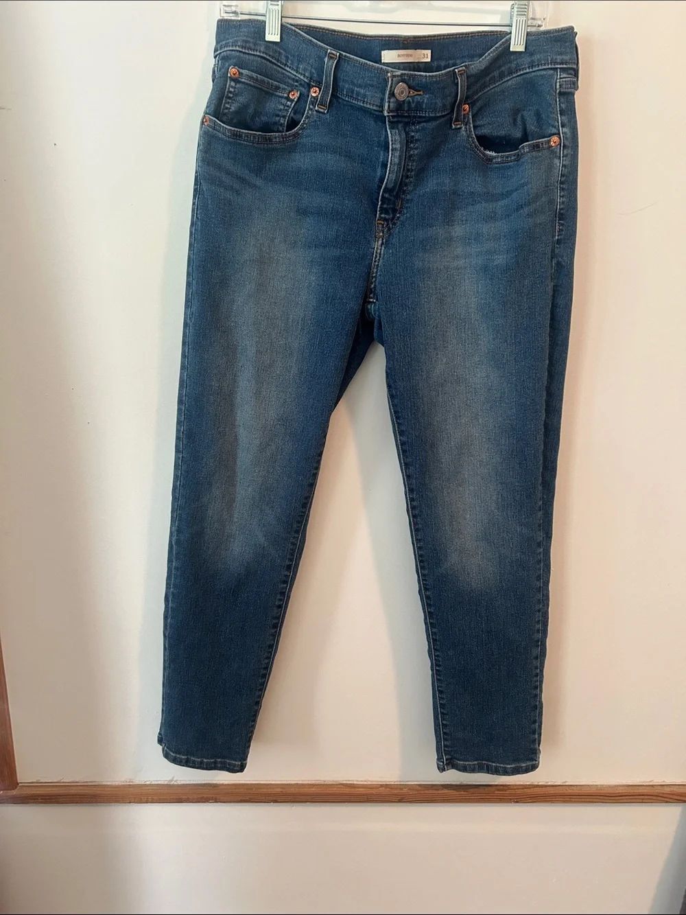 Levi’s 5 pocket boyfriend denim jeans